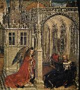 Robert Campin Annunciation oil